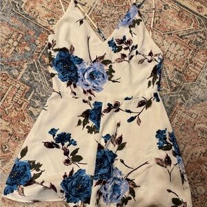 Floral Sleeveless Romper